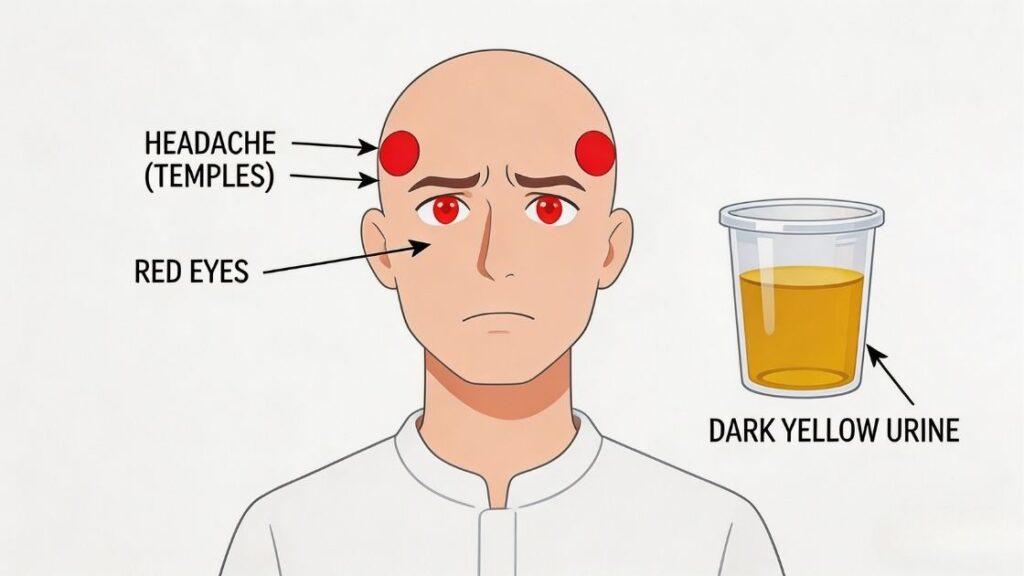 signs of liver heat TCM symptoms chart